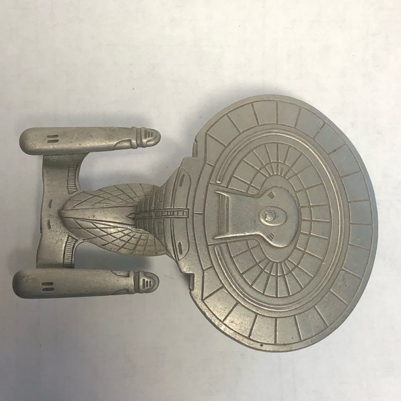 USS Enterprise 1992 Rawcliffe Pewter Star Trek - Picture 2 of 6